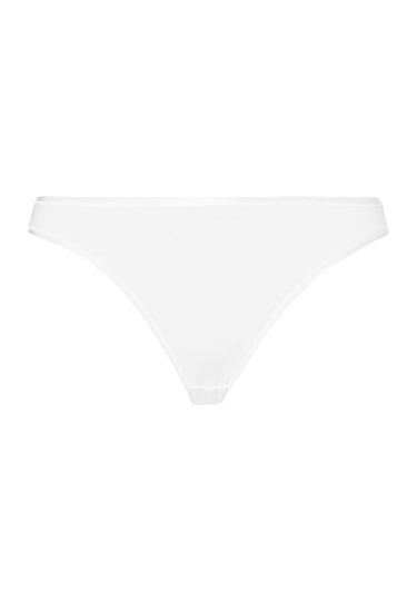 71624 Cotton Seamless High Cut Brief - 101 White